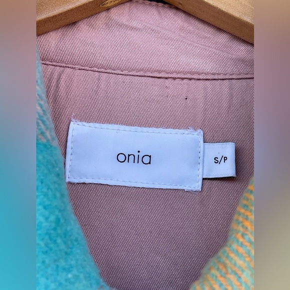 Onia multi color shacket size small - Picture 4 of 8